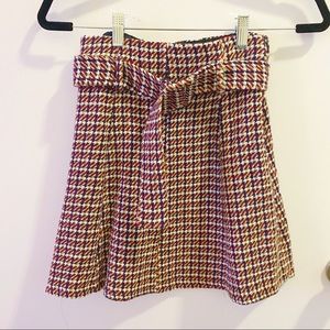 Plaid Zara skirt. Size XS